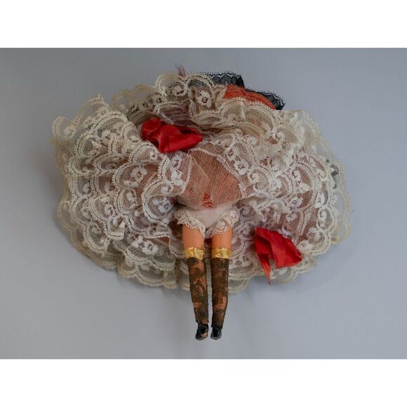 Vintage French Cabaret Can Can Or Flamenco Dancer Doll 1940s 1950s 1960s - Picture 9 of 9